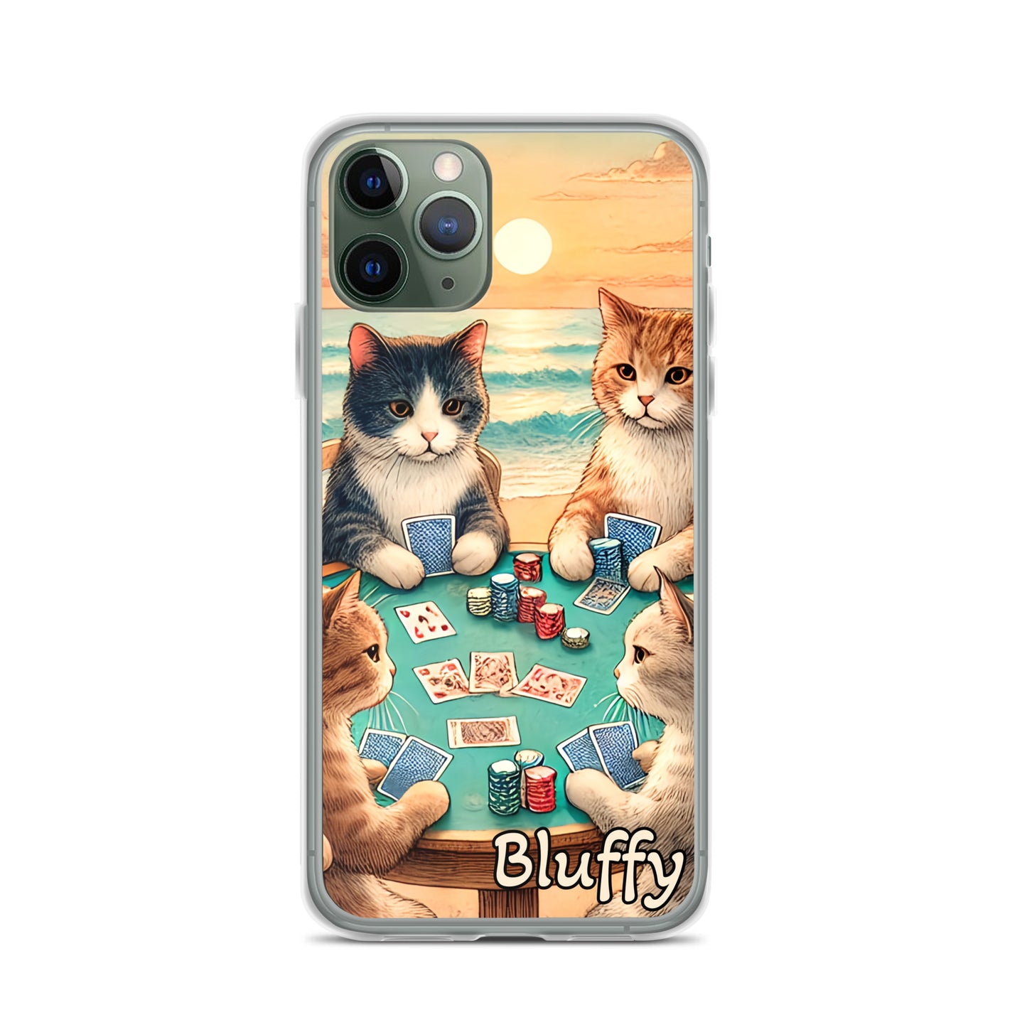 iPhoneケース~ポーカーする猫たち~