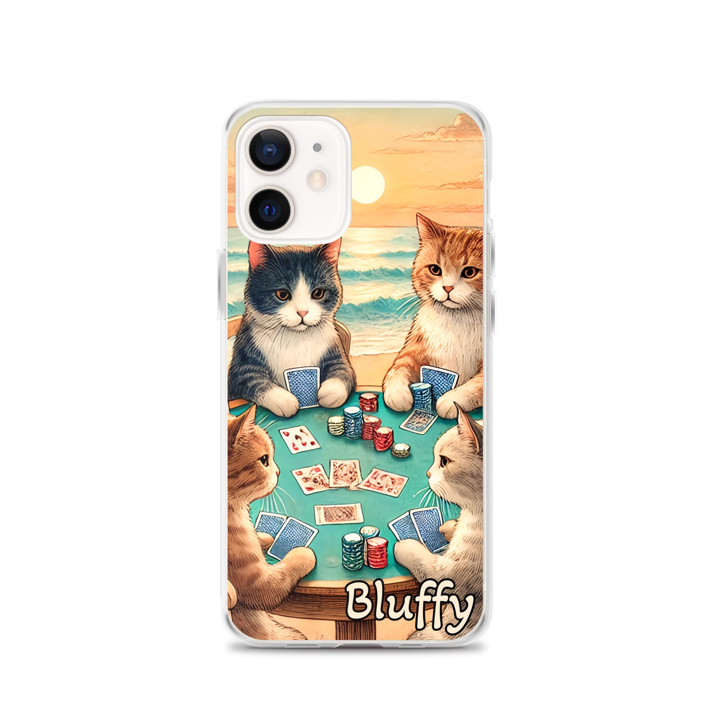 iPhoneケース~ポーカーする猫たち~
