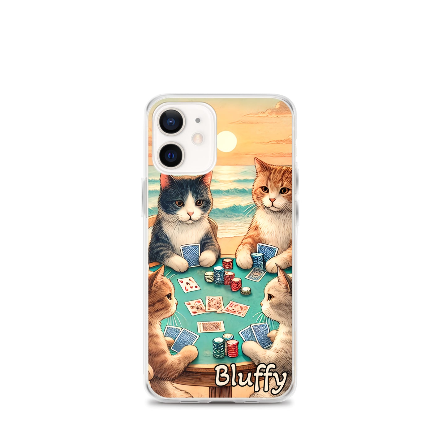 iPhoneケース~ポーカーする猫たち~