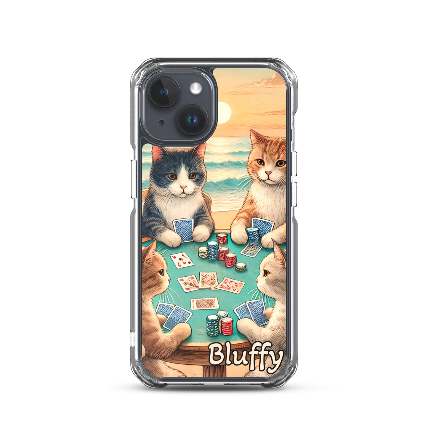 iPhoneケース~ポーカーする猫たち~