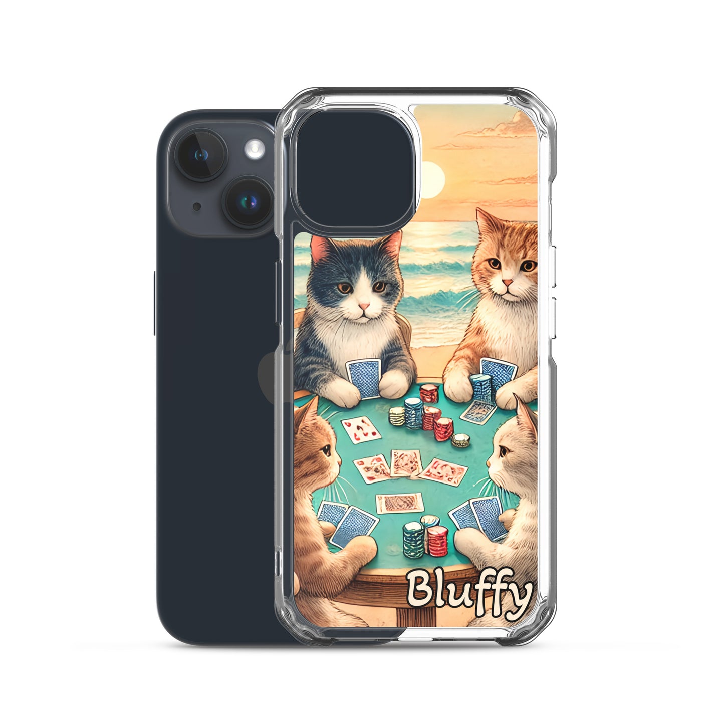 iPhoneケース~ポーカーする猫たち~