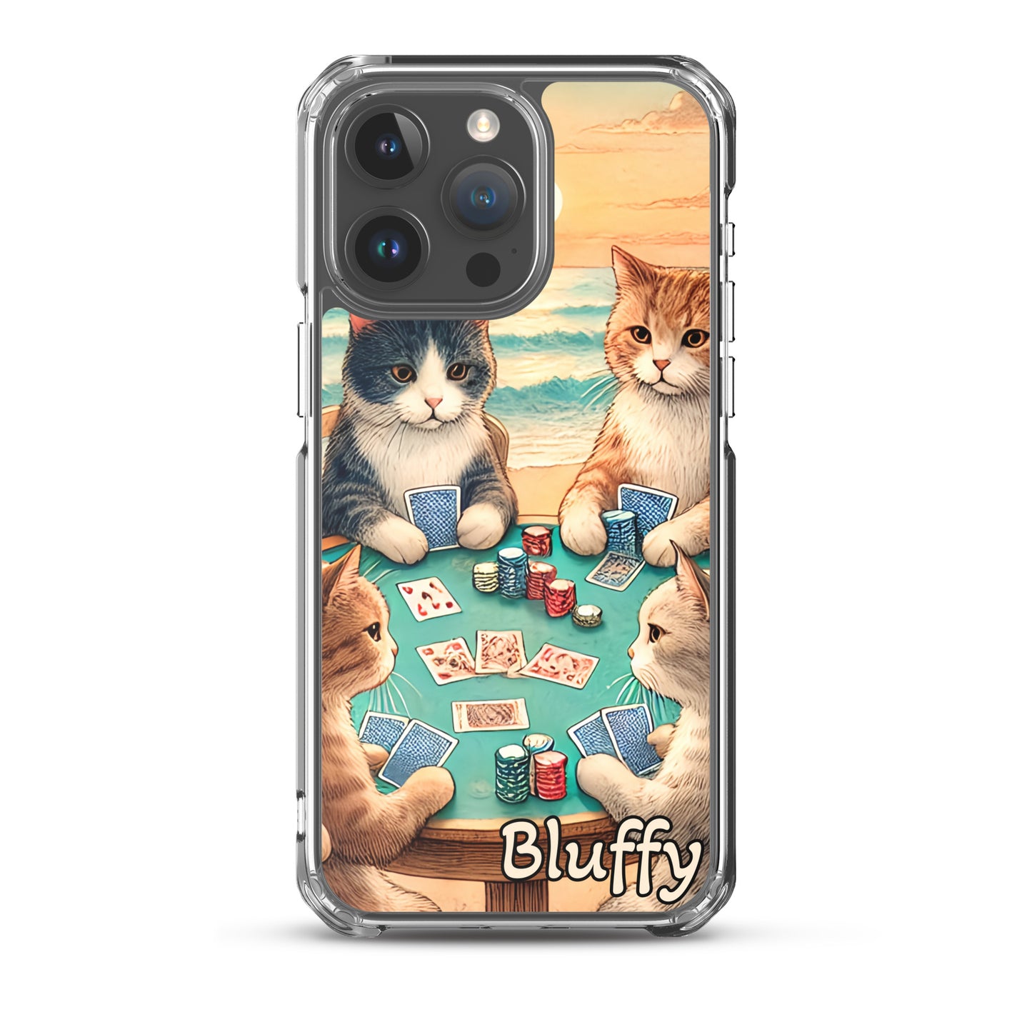 iPhoneケース~ポーカーする猫たち~