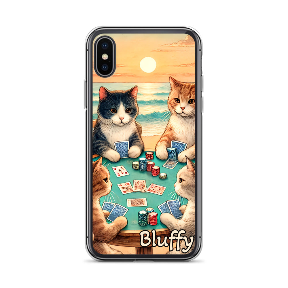 iPhoneケース~ポーカーする猫たち~