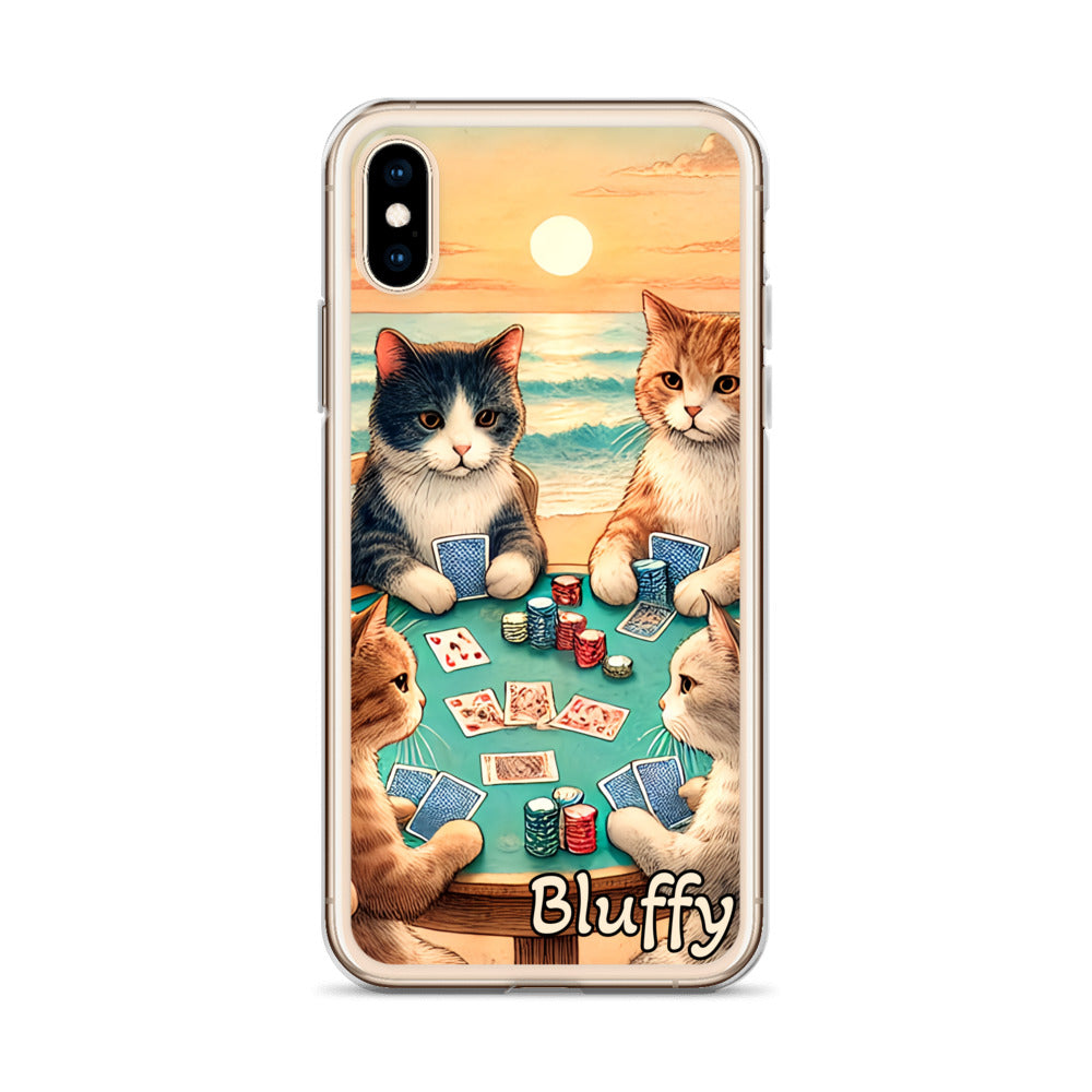 iPhoneケース~ポーカーする猫たち~