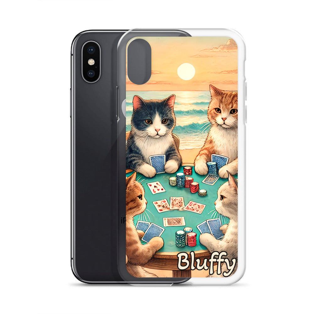 iPhoneケース~ポーカーする猫たち~