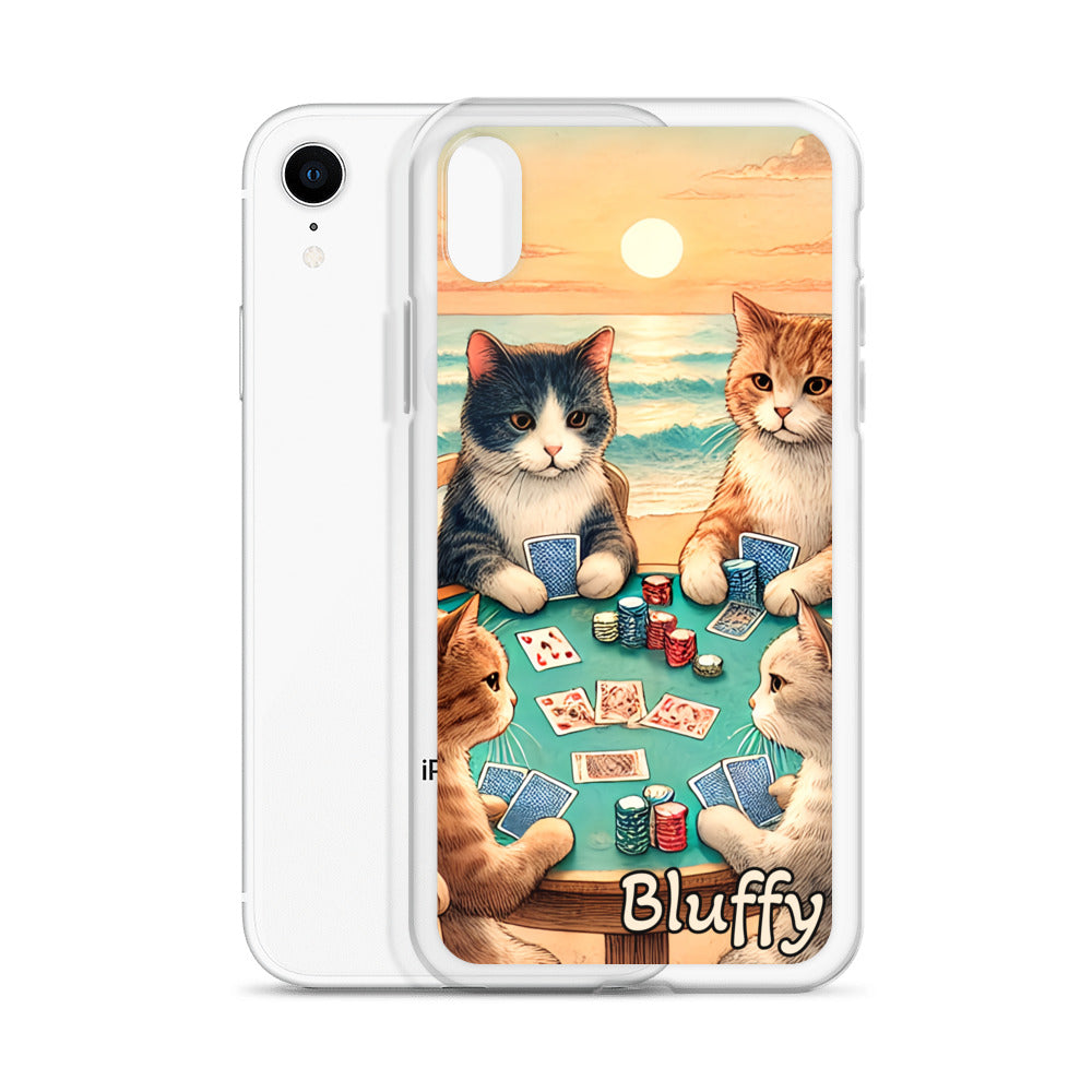 iPhoneケース~ポーカーする猫たち~