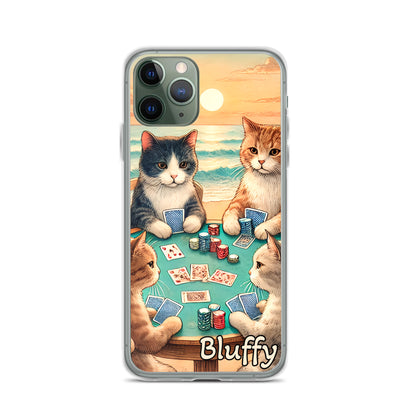 iPhoneケース~ポーカーする猫たち~