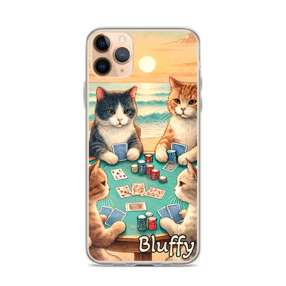 iPhoneケース~ポーカーする猫たち~