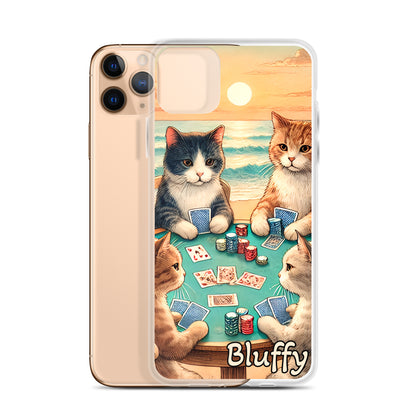 iPhoneケース~ポーカーする猫たち~