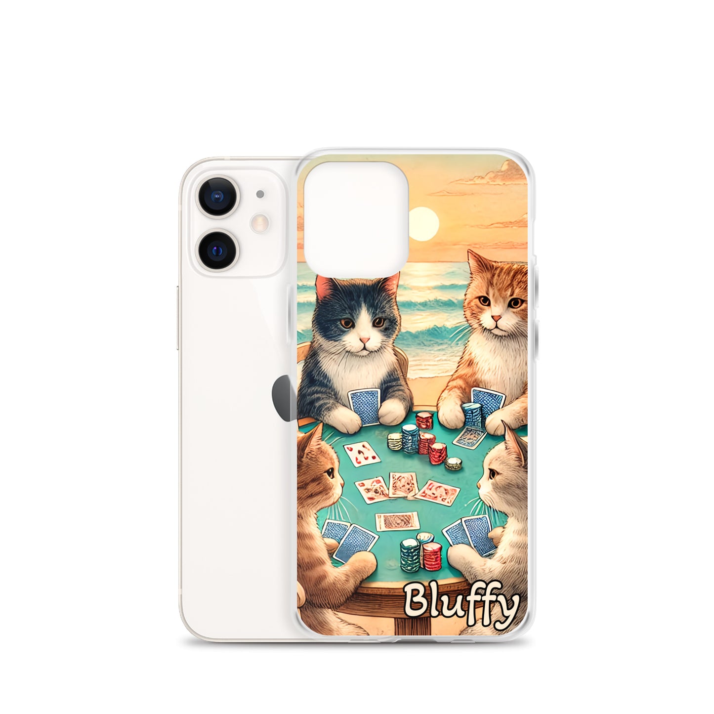 iPhoneケース~ポーカーする猫たち~