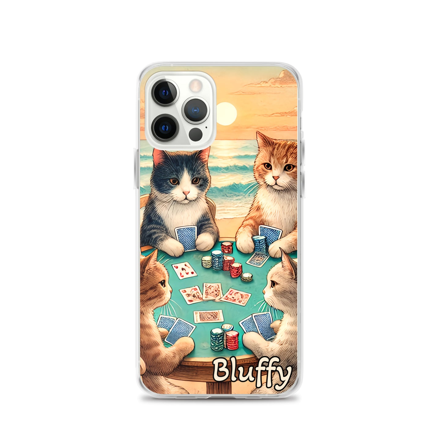 iPhoneケース~ポーカーする猫たち~