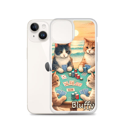 iPhoneケース~ポーカーする猫たち~