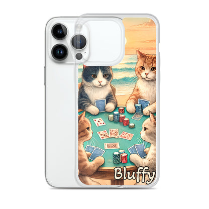 iPhoneケース~ポーカーする猫たち~