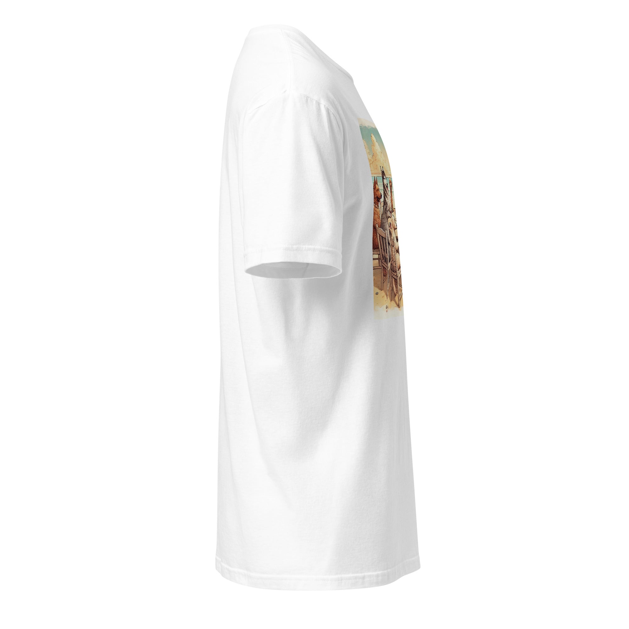 ユニセックスTシャツ~ポーカーする犬たち~ – Bluffy